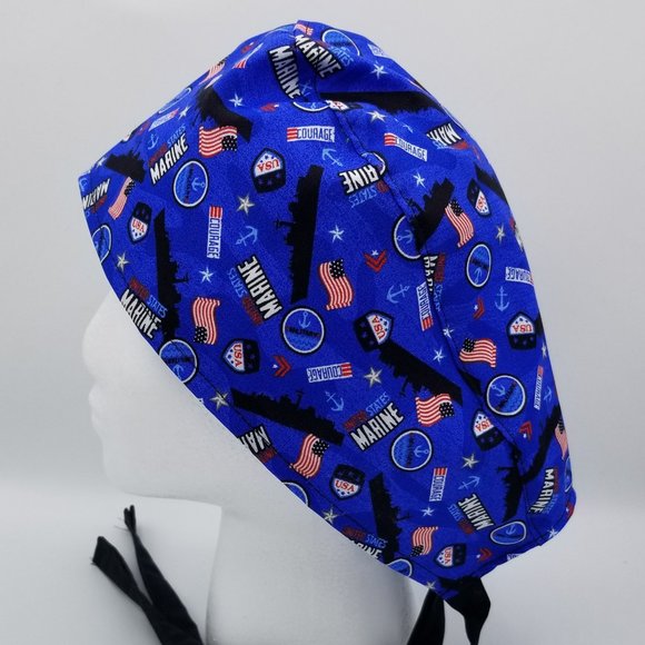 Marine Military Surgical Scrub Cap - Picture 2 of 4